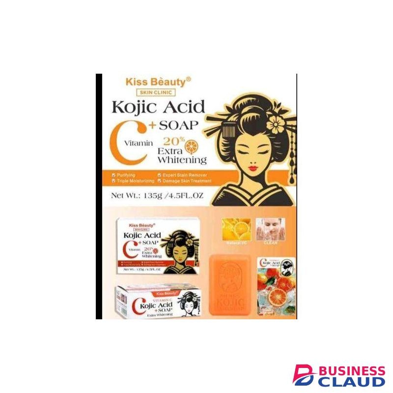 Kiss Beauty Kojic Acid + Vitamin C Moisturising Soap