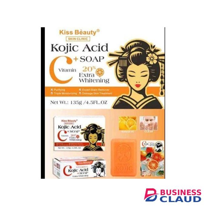 Kiss Beauty Kojic Acid + Vitamin C Moisturising Soap