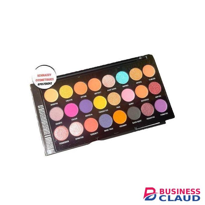 New 2025 Bestselling Creative Vol.1 Makeup Revolution London Eyeshadow Palette Cool Trendy Shades Make Up Artists' Favorite MUA Palette Makeup Trending New Arrivals Makeup Cocourban Sandstone 32 Shades Palette