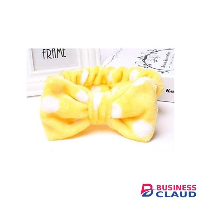 Women Beauty Headbands - Microfiber Bowtie Headbands , Comfort to Wash Makeup Shower Facial Skincare Spa Thick Hair Band for Girls
