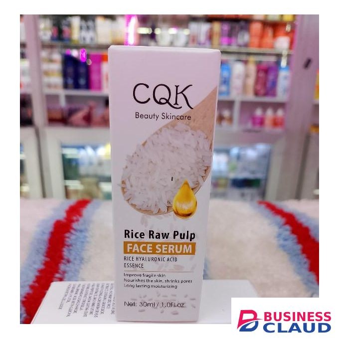 24k CQK Beauty Skincare Rice raw pulp Face Serum