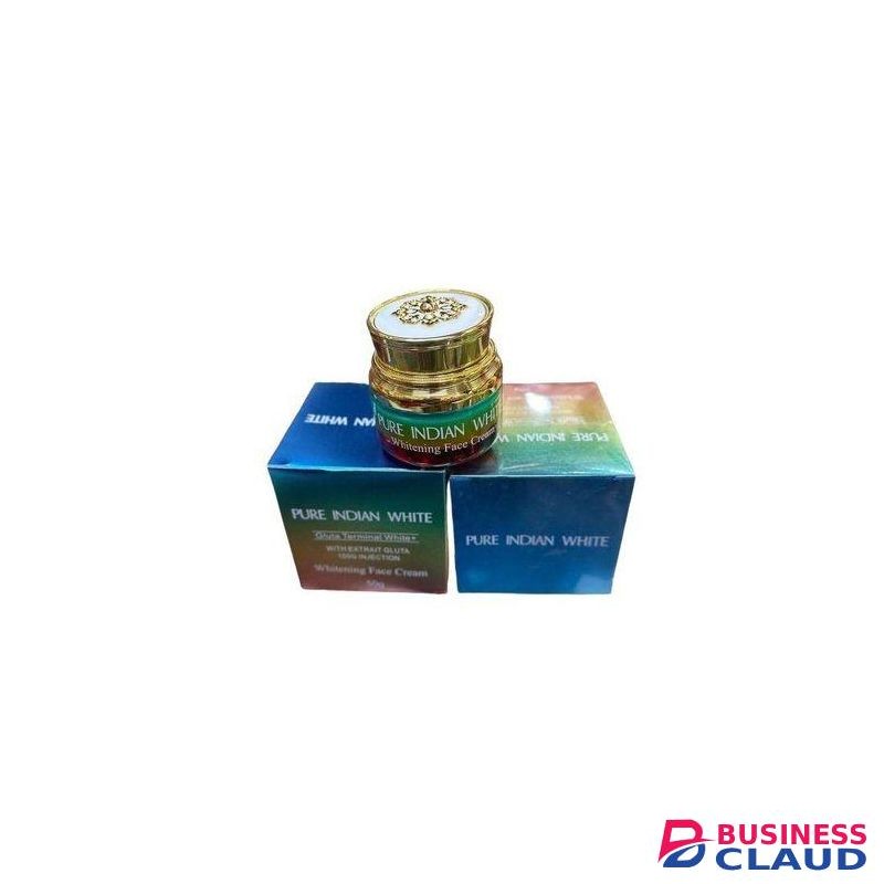 Pure Indian White Whitening Face Cream With Extra Gluta