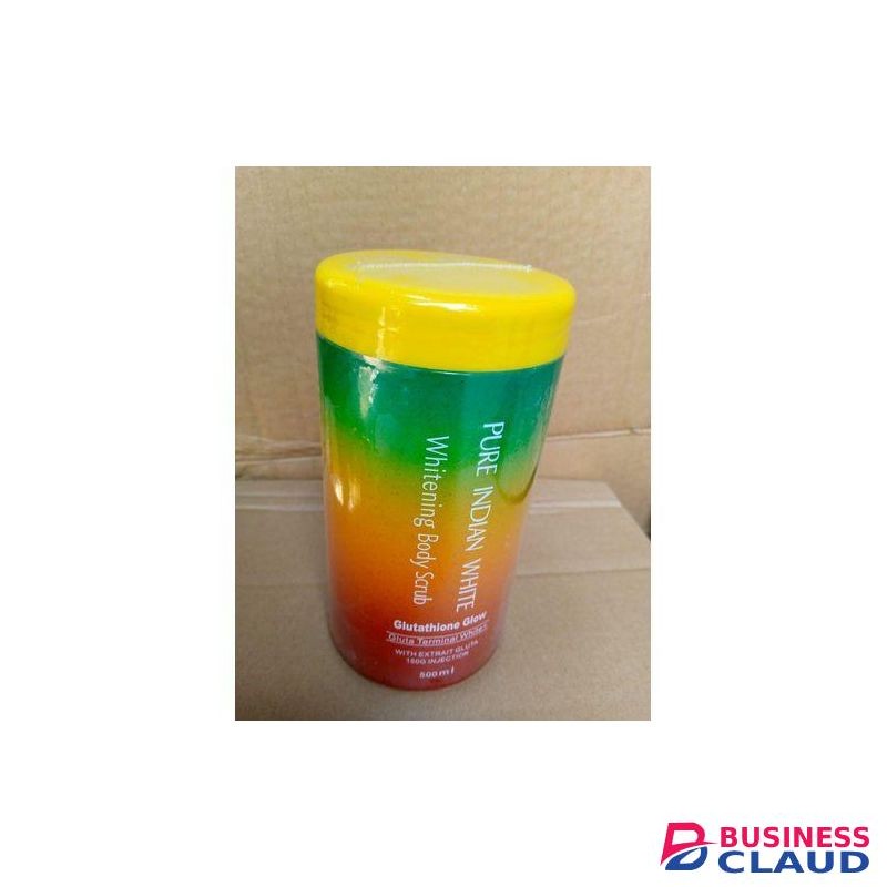 Pure Indian White Glutathione Glow Body Scrub- 500ml