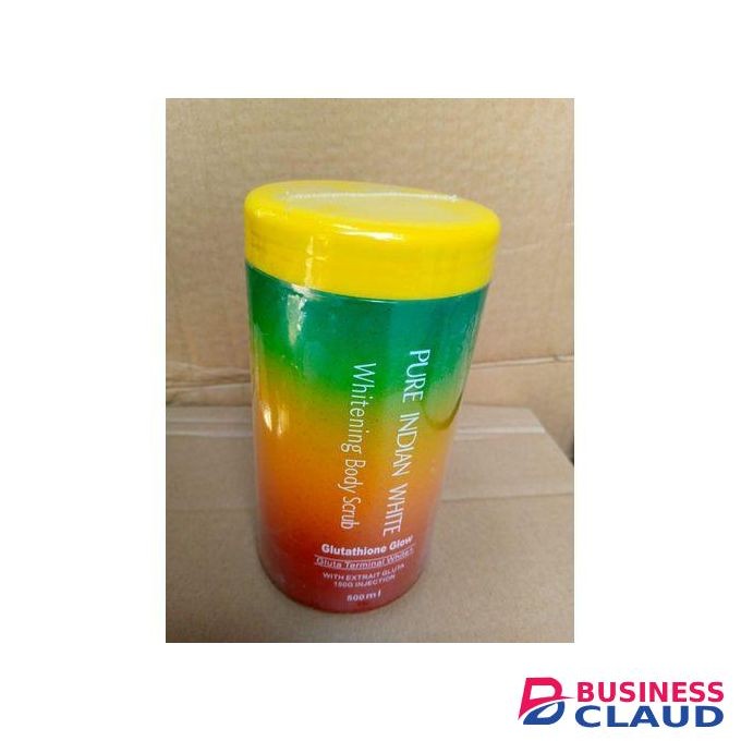Pure Indian White Glutathione Glow Body Scrub- 500ml