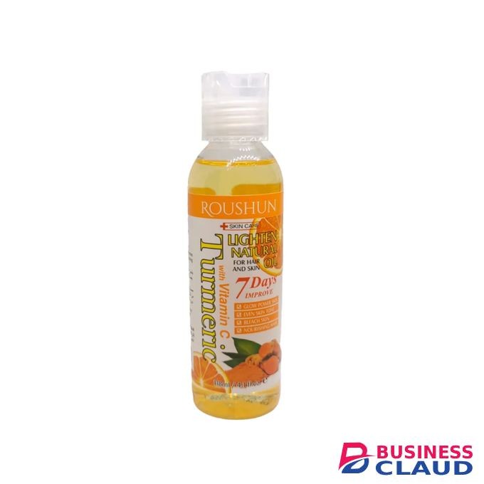 Roushun 7 Days Improve Turmeric And Vitamin C Hair And Skin Oil 118 ml