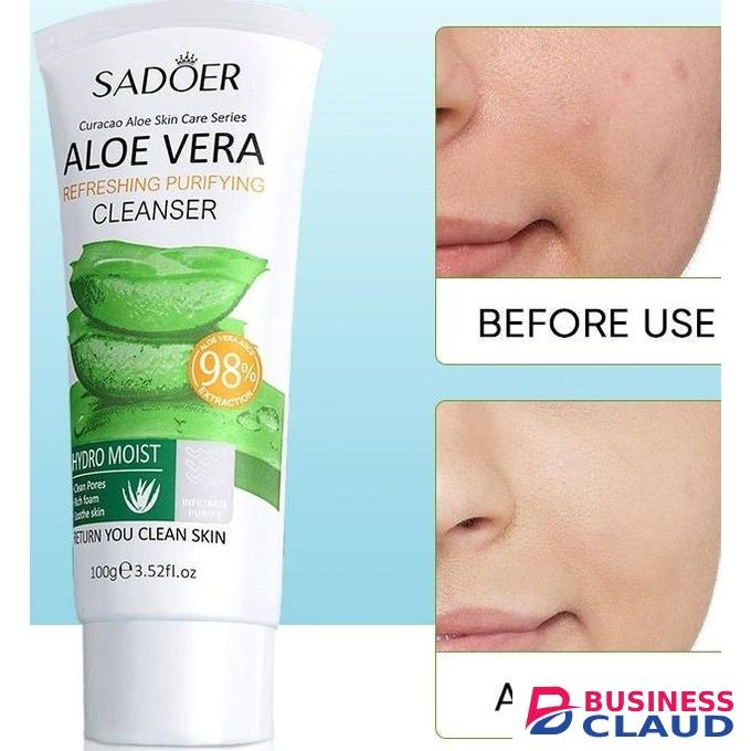 SADOER Aloe Vera refreshing purifying Cleanser - 100g
