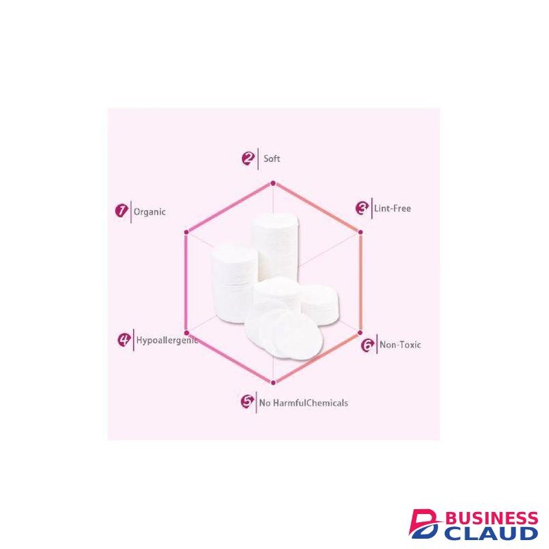 100pcs Makeup Remover Pads Emboss Cotton Wool Round Pads deep cleansing facial pads, silicone eye pads, branded round cotton pads, multi-layer makeup remover pads