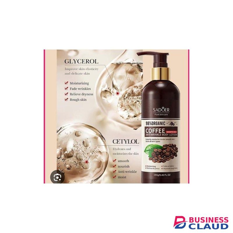 SADOER Coffee Anti-Wrinkle Body Lotio - 260g