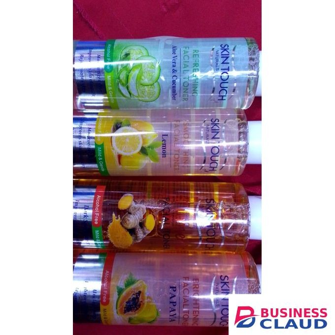Skin Touch toner, aloe vera toner, lemon toner, turmeric toner
