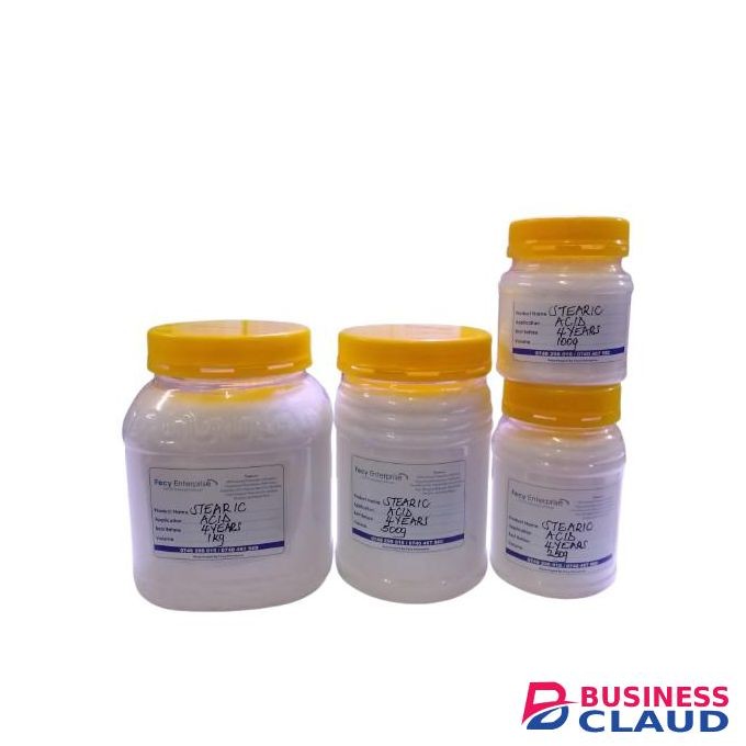 Stearic Acid – Premium Cosmetic Grade Thickener & Stabilizer for Lotions, Creams & Soaps