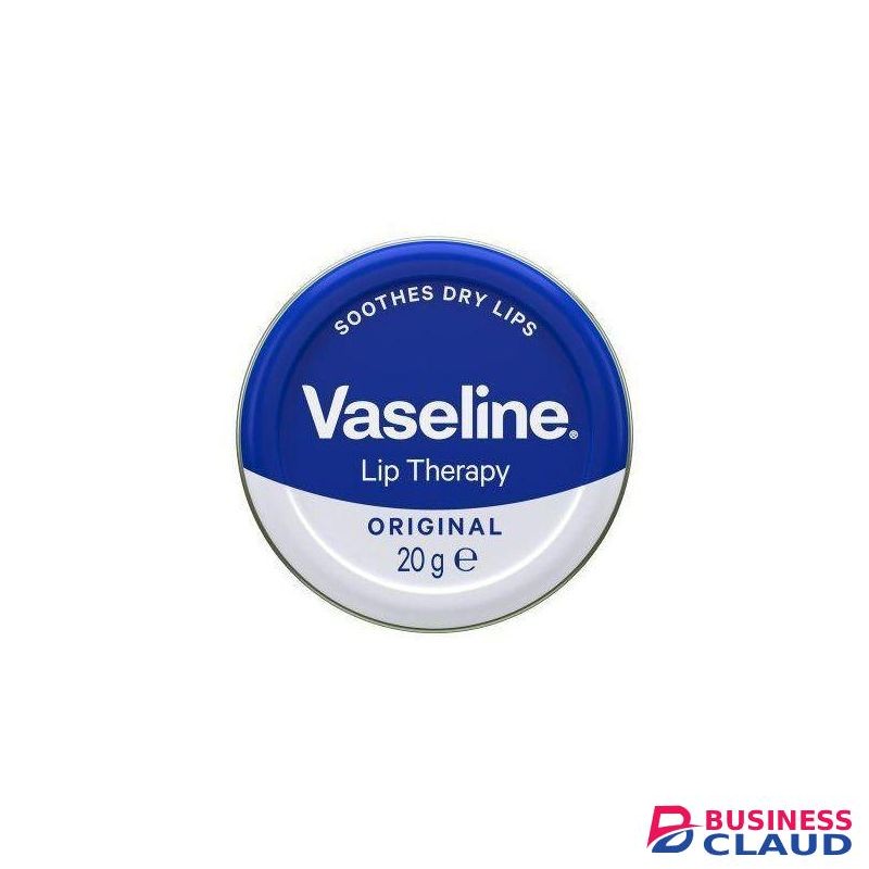 Vaseline Lip Therapy Original Soothes dry lips.