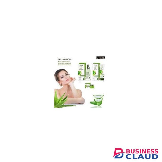 DR RASHEL Aloe Vera 3 IN 1 Combo(Face Serum,Cleanser & Cream)