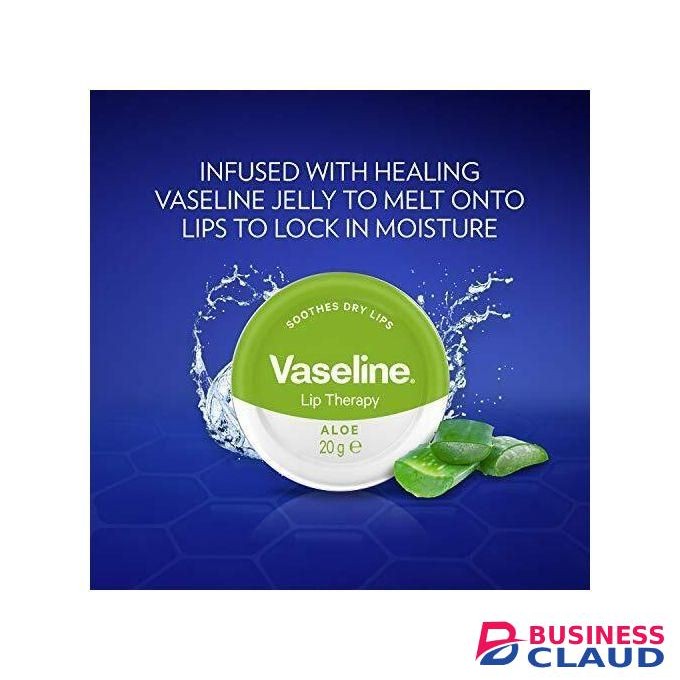 Vaseline Lip Therapy Helps Heal Dry Lips Aloe Vera 20g