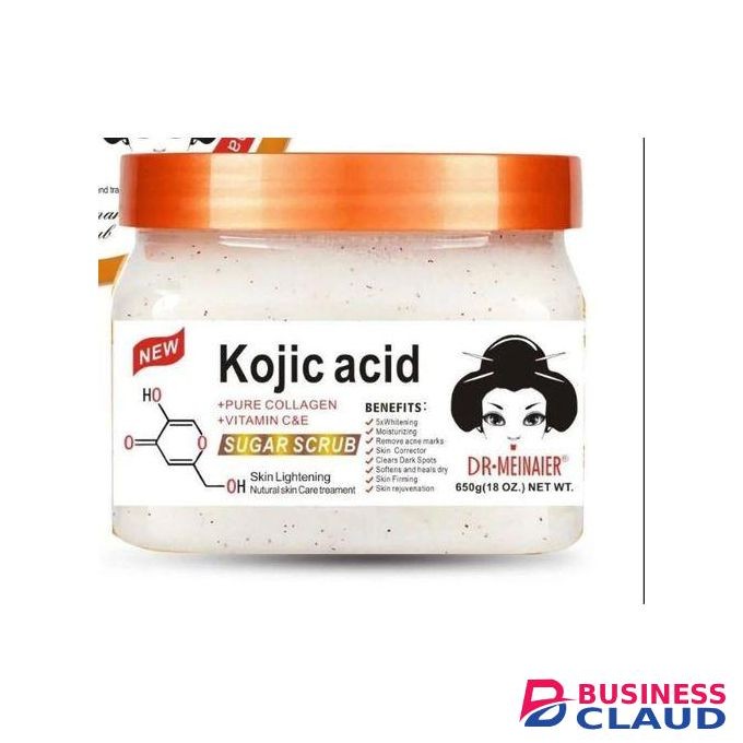 Dr. Meinaier Kojic Acid Sugar Scrub With Pure Collagen , Vitamin C & E