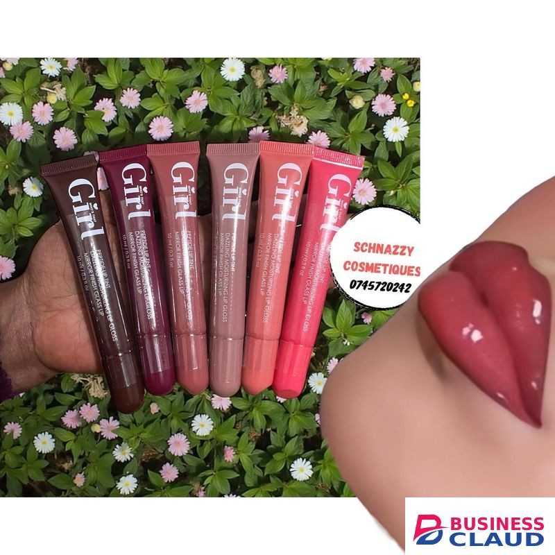 New!! Girl Lipgloss (1 Shade as Selected) Trendy Cute Pout Subtle Color Gloss Lipoil Lipstick Beaute Lippies Glide Smoothly Liquid Lipstick Pigmented Long Lasting Non-Sticky Glam Gloss