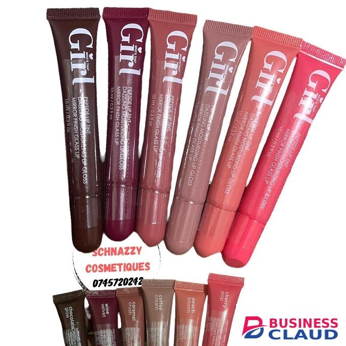 New!! Girl Lipgloss (1 Shade as Selected) Trendy Cute Pout Subtle Color Gloss Lipoil Lipstick Beaute Lippies Glide Smoothly Liquid Lipstick Pigmented Long Lasting Non-Sticky Glam Gloss