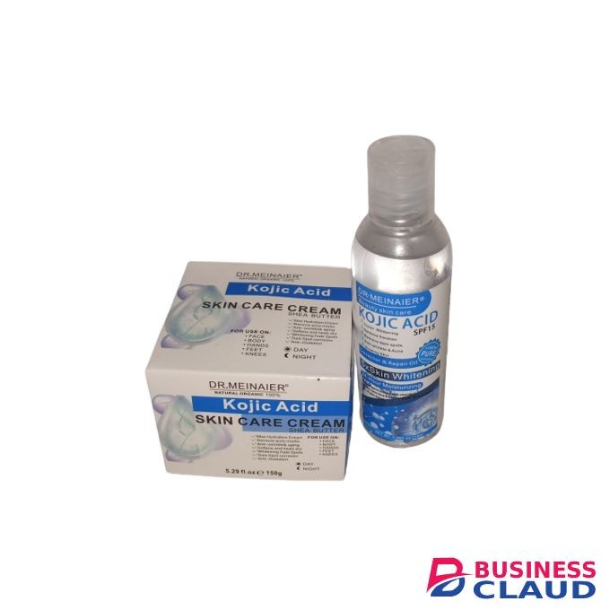 DR MEINAIER 2pcs Whitening Kojic Acid Oil -118ml And Kojic Acid Cream - 150g