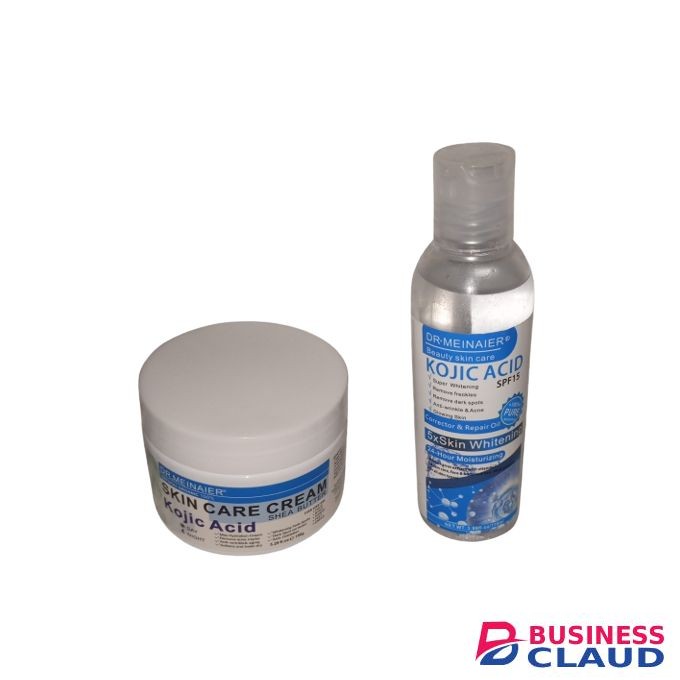 DR MEINAIER 2pcs Whitening Kojic Acid Oil -118ml And Kojic Acid Cream - 150g