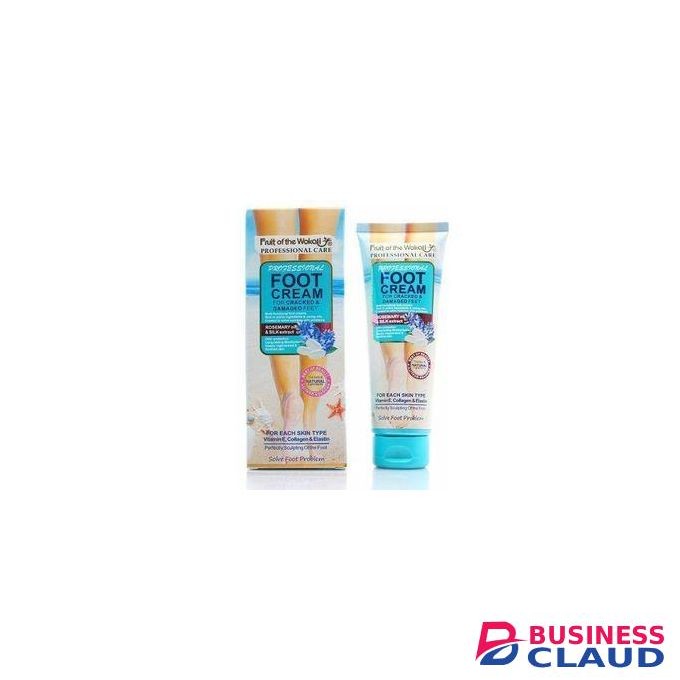 Fruit Of The Wokali Foot Cream for Cracked & Damaged Feet with Rosemary Oil & Silk Extract for All Skin Types