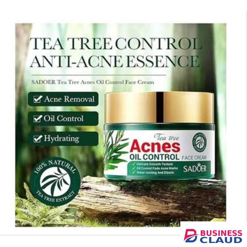 SADOER Tea Tree Acne Oil Control Facial Cream For Moisturizing, Repair, Water locking and Elastic Face Cream