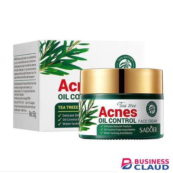 SADOER Tea Tree Acne Oil Control Facial Cream For Moisturizing, Repair, Water locking and Elastic Face Cream
