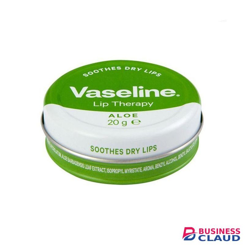 Vaseline Lip Therapy Aloe 20g e Soothes Dry Lips.