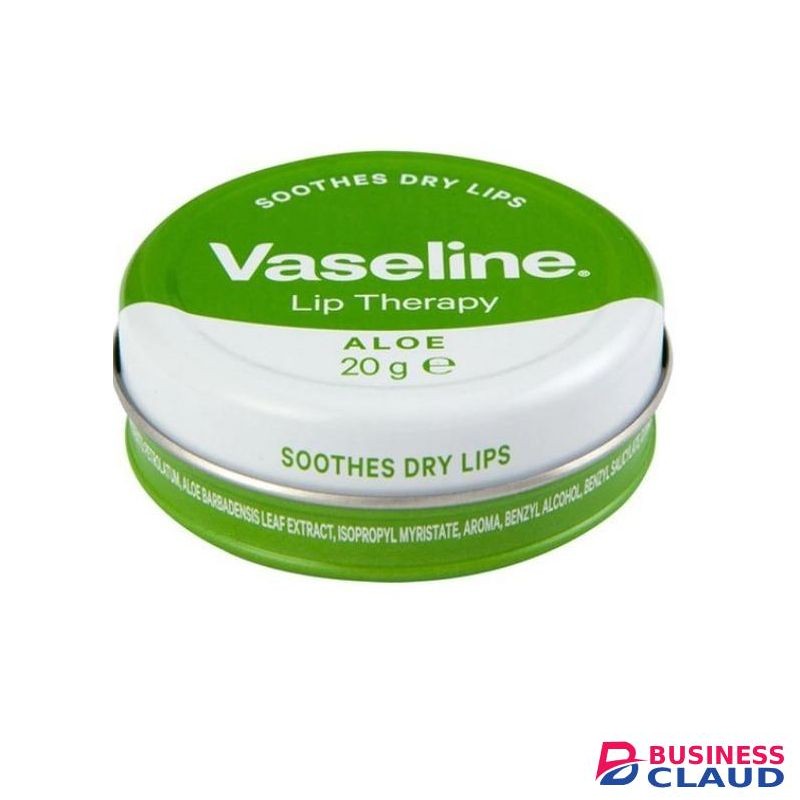 Vaseline Lip Therapy Aloe Vera Soothes Dry Lips -20g