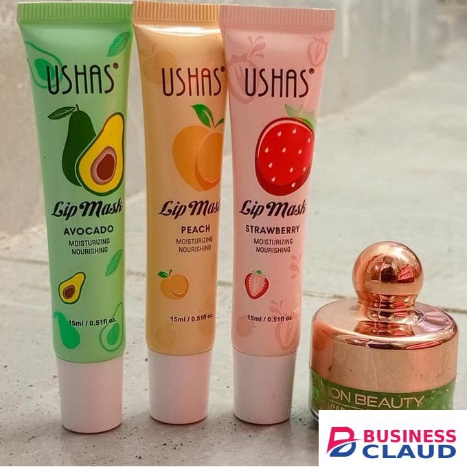 Ushas Pillowy Soft Lips Lip Mask 2pcs+LIP SCRUB 1pc