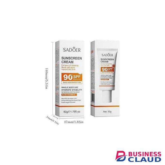 SADOER Sunscreen cream full brand UVA & UVB protection SPF90