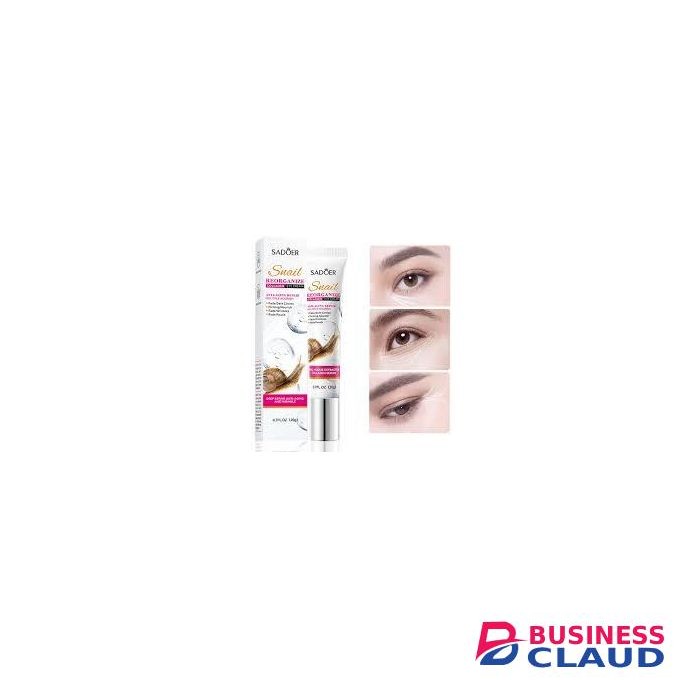 SADOER Snail Reorganize Collagen Eye Cream Anti-Aging Hydration Dark Circle Reduction Firming 20g