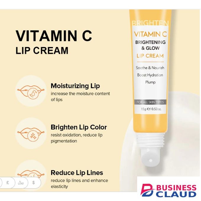 Neutriherbs Lip Cream, Vitamin C Lip Balm to Nourish and Soothes Dry, Cracked Lips