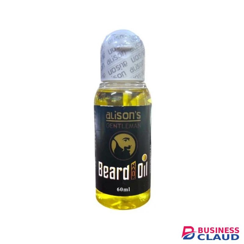 ALISON'S Beard Oil 60ML – Nourishes, Softens & Promotes Healthy Beard Growth