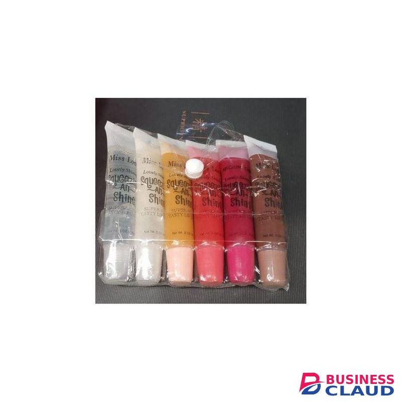 Miss Look 6Pcs Squeeze N Shine Lip Gloss
