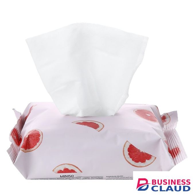 Miniso Grapefruit Refreshing Makeup Remover Wipes - 25 Wipes