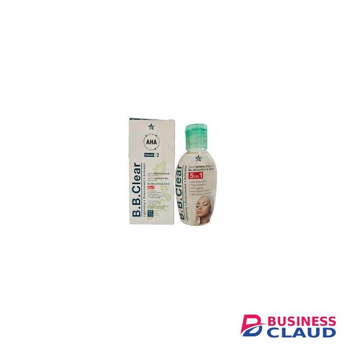 BB Clear 5in1 Lightening Unifying Oil For Anti-DarkSpots,Anti-Aging,Skin Toning&corrector With AHA&Vitamin C