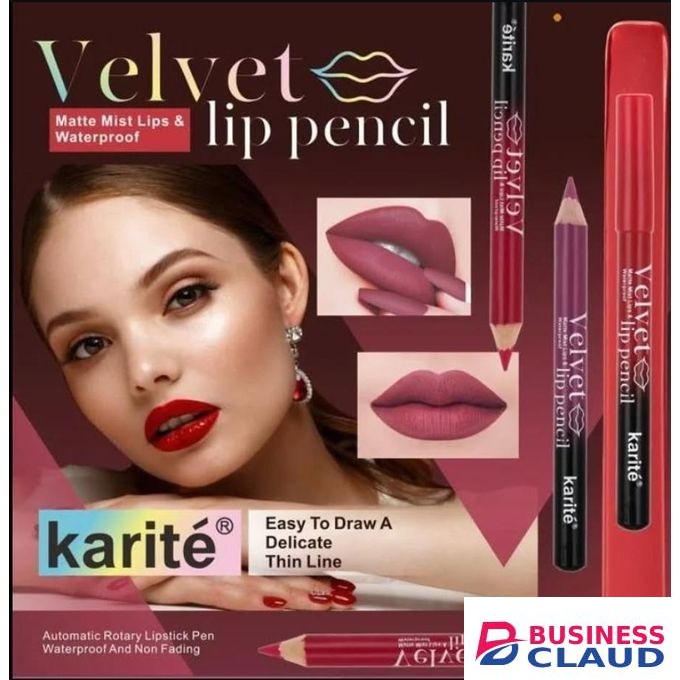 6 pcs Long lasting matte lip liner pencil