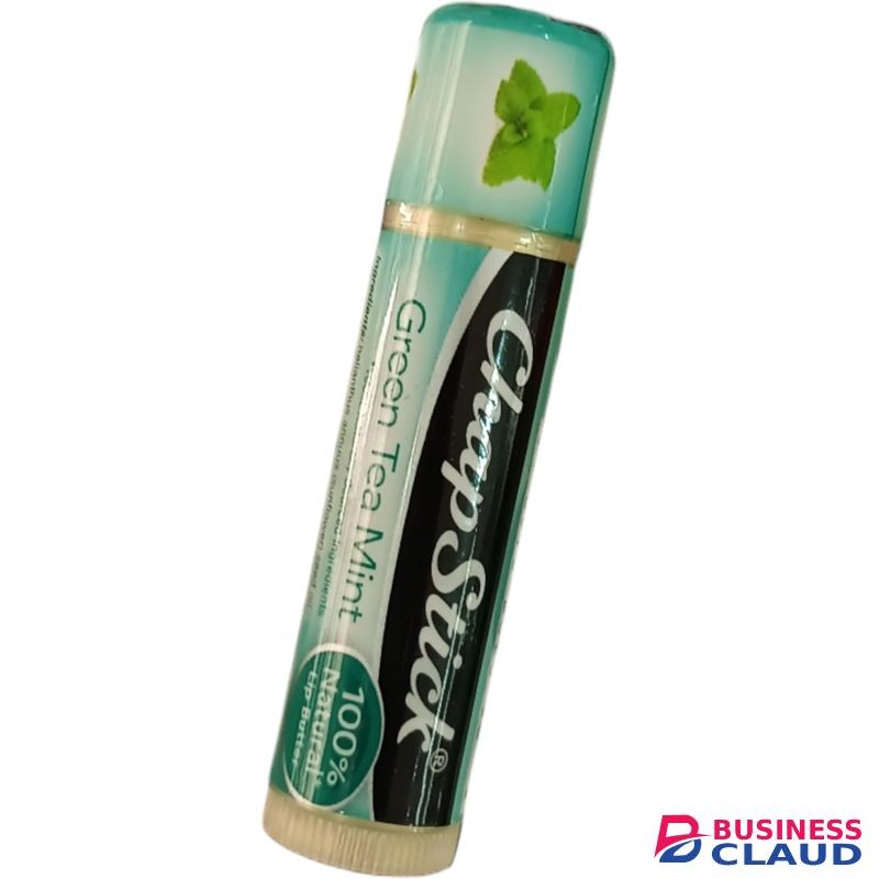 Chapstick GREEN TEA MINT Naturally Sourced Ingredients LIP BUTTER Drying Cracking