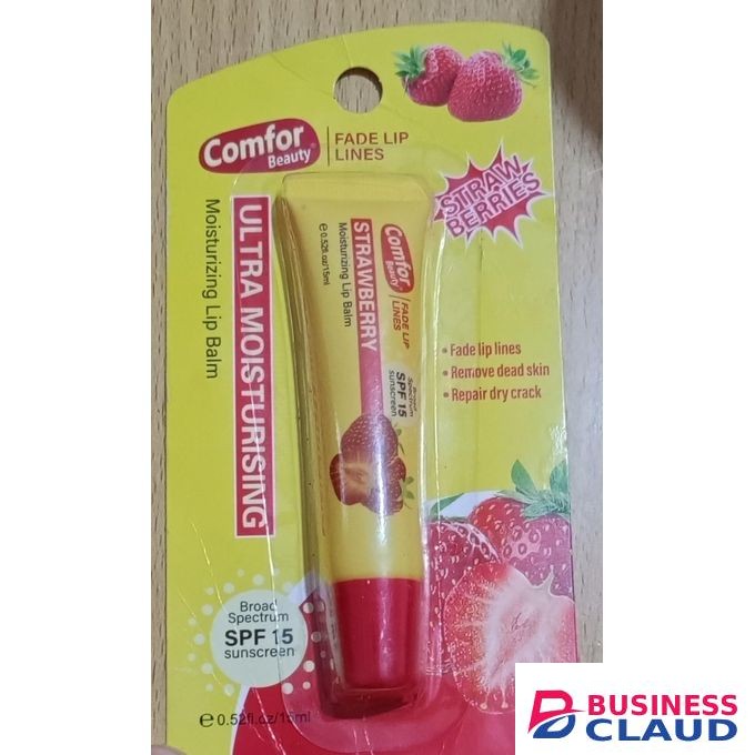 Strawberry Lips Ultra Moisturising Lip Balm 15ml