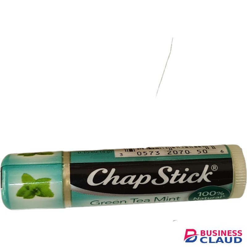 Chapstick Green Tea Mint LIP BALM MOISTURIZING CRACK HEALING jm