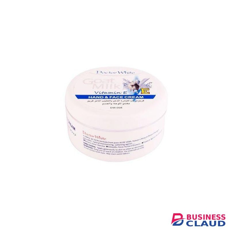 Doctor White Dr White Goat Milk, Vitamin E, Hand And Face Cream (300 G)