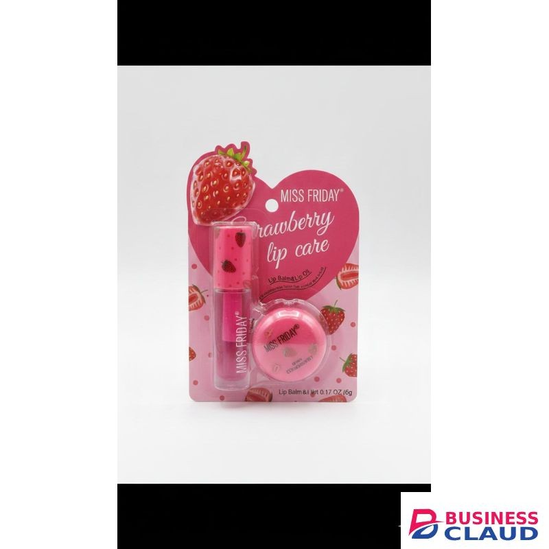 Miss Friday Strawberry Lip Care set.