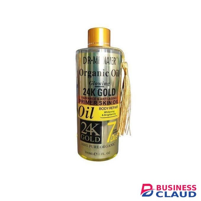 DR MEINAIER 24K Gold Radiance & Anti-Aging Primer Organic Glowing Face & Body Oil