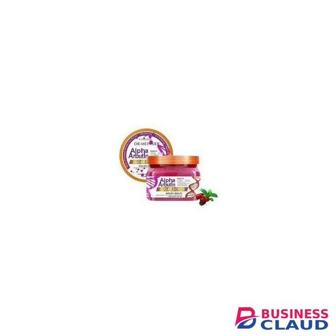 DR MEINAIER Alpha Arbutin Sugar Scrub. Slims, Firms & Clears Acne