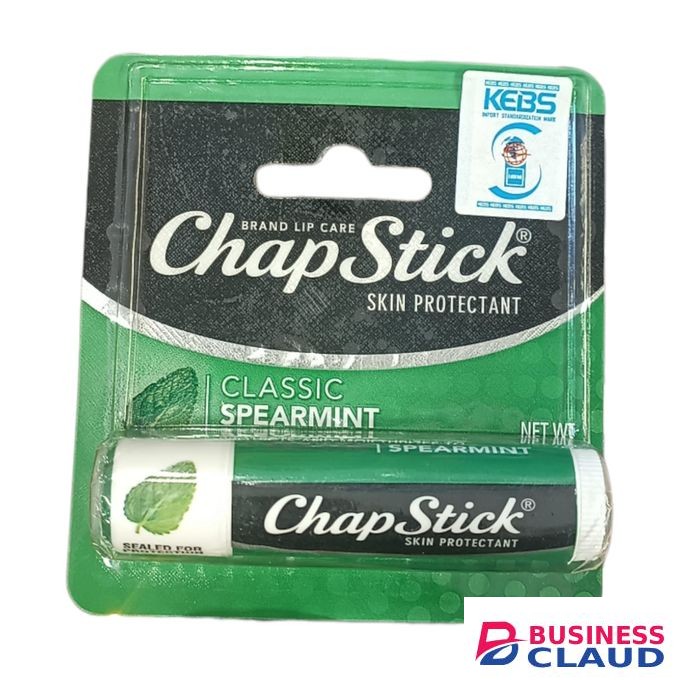 Chapstick Skin Protectent Classic Spearmint CHAPPED DRY LIPS ,