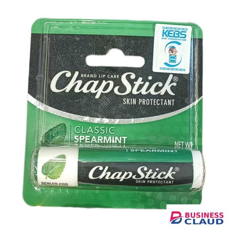 Chapstick Skin Protectent Classic Spearmint CHAPPED DRY LIPS ,
