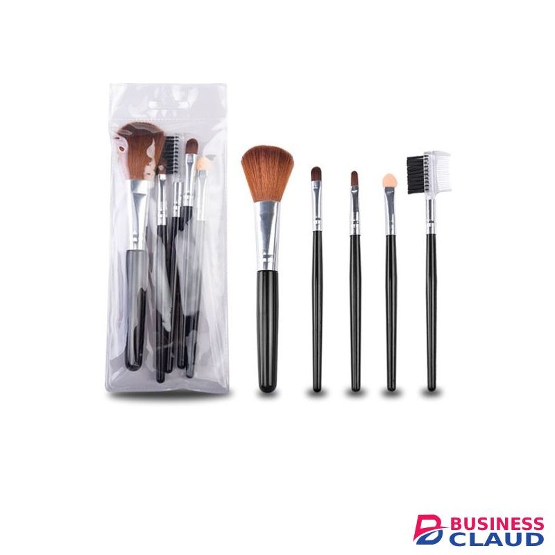 Makeup Brush Set- Five Pieces Synthetic Hair