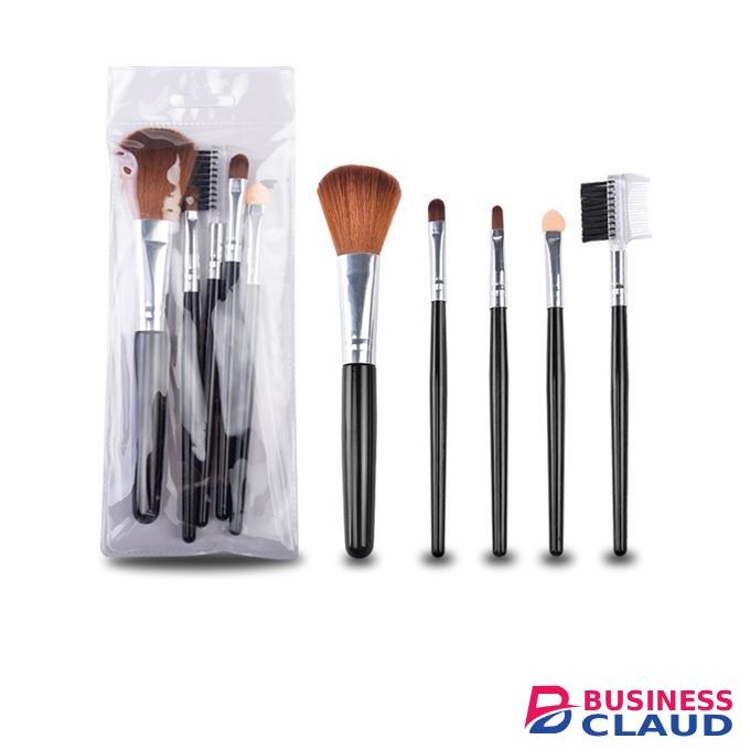 Makeup Brush Set- Five Pieces Synthetic Hair