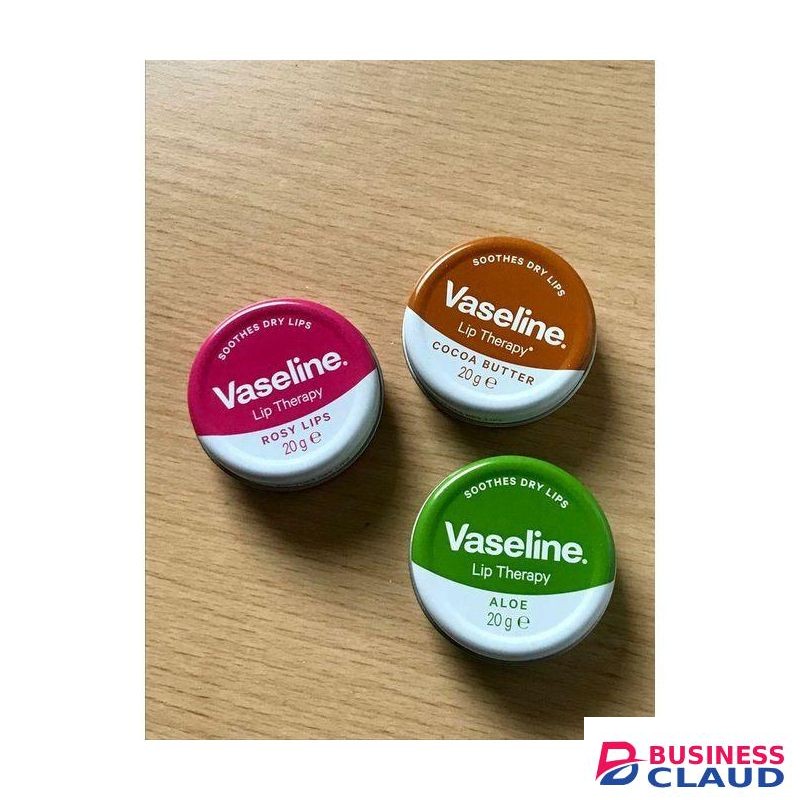 Vaseline 3 PCs Of Lip Therapy (Rosy Lips, Cocoa Butter And Aloe)