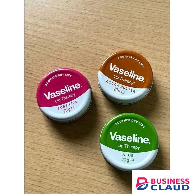Vaseline 3 PCs Of Lip Therapy (Rosy Lips, Cocoa Butter And Aloe)