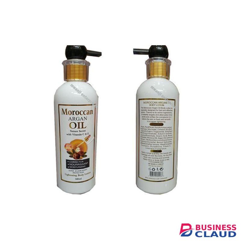 Moroccan Argan Oil Lightening Body Lotion Natural Secret (With Vitamin C & E) - 500ml